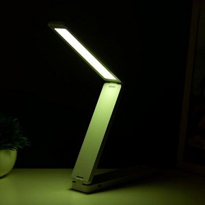 Лампа настольная "Байрон" 3 режима 6Вт LED белый 4х18х37 см.