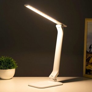 Настольная лампа "Вилман" LED 5Вт АКБ USB белый 28,8х31,5 см