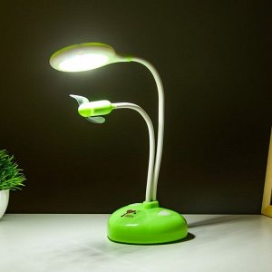 Настольная лампа "Сентра" LED 4Вт USB АКБ зеленый 10х11,5х40,5 см