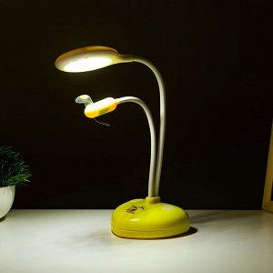 Настольная лампа "Сентра" LED 4Вт USB АКБ желтый 10х11,5х40,5 см