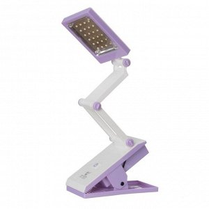 Настольная лампа "Котик" LED 4Вт USB АКБ бело-фиолетовый 7х13х35 см RISALUX