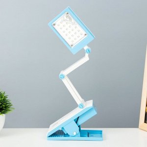 Настольная лампа "Котик" LED 4Вт USB АКБ бело-синий 7х13х35 см
