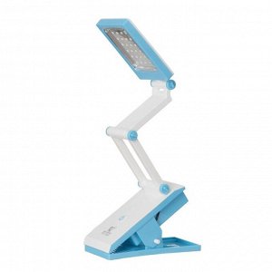 Настольная лампа "Котик" LED 4Вт USB АКБ бело-синий 7х13х35 см RISALUX