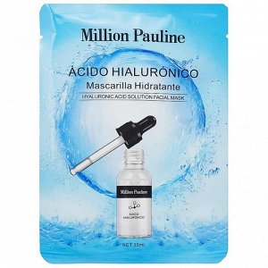 Million Pauline, Увлажняющая тканевая маска для лица с гиалуроновой кислотой Acido Hyaluronico Mascarilla Hidratante (30ml)