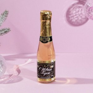 Гель для душа во флаконе шампанское «С Новым годом» 250 мл, аромат карамель и миндаль