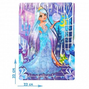 Пазл «Снежная принцесса», 104 элемента