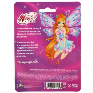 Набор косметики "WINX" Блум, блеск 8 мл, тени 6 цв, аромат клубники