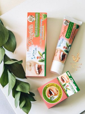Зубная паста отбеливающая травяная с гвоздикой Isme/ Isme Rasyan Herbal Clove Toothpaste With Aloe Vera & Guava