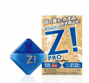 Глазные капли Rohto Z Pro, индекс свежести 8+, 12 мл.
