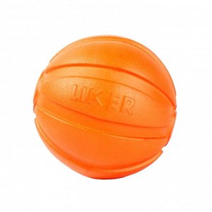 Игрушка мячик Лайкер (Liker) для собак, d 5 см, оранжевый