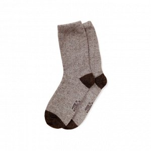 Шерстяные носки детские 70% (5, коричневый/шоколад)