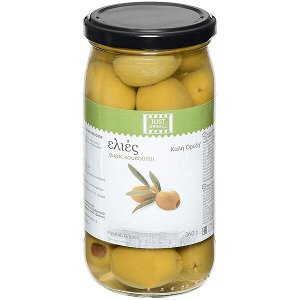 Оливки Just Greece зеленые без косточки размер 91-100, 360 г