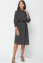 Платье Bazalini 4539 черный в горох