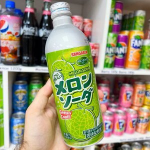 Sangaria Grape Soda 500ml - Японская газировка Сангария Виноград