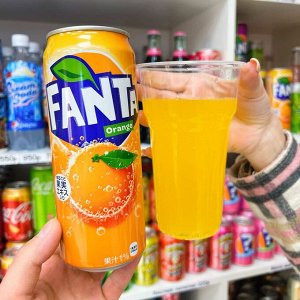 Fanta Orange 1% 500ml - Японская Фанта Апельсин с натуральным соком