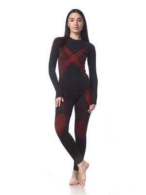 Комплект термобелья X-Line Sport женский черный с красным