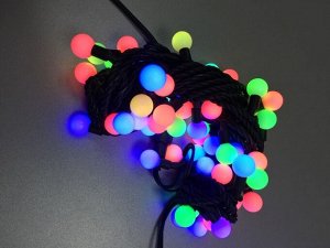 7B 010CB-M, Гирлянда "Разноцветные шарики" 10 LED, 2 м (многоцветный)