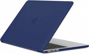 Чехол-накладка для MacBook Pro 16" 2020 vipe, синий, soft-touch