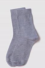 Носки из шерсти 70% шерсть мериноса (41-43, темно-серый)