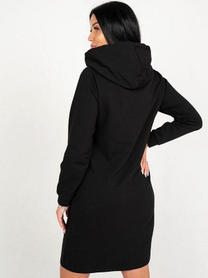 Трикотаж Плюс Платье женское Марсала-черное