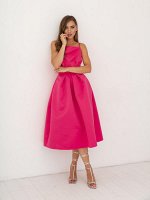 Платье женское пышное NEW. Цвет малиновый