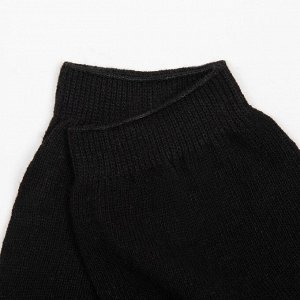 Носки женские, цвет чёрный, размер 25