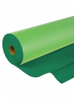 Бумага крафт двусторонний 60 см 4 кг цвет темно зеленый/ салатовый