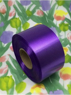 Лента полипропилен 5 см х 50 ярд цвет фиолетовый 07