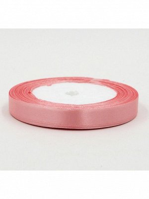 Лента атлас 1,2 см х 25 ярд цвет пурпурно-розовый № 041 HS-50-1