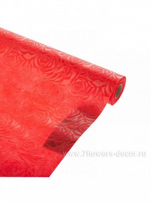 Фетр ламинированный Rose 3D 50 см х 10 м цвет красный 0515-2M05A-R608