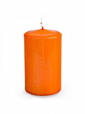Свеча пеньковая 60 х 100 цвет оранжевый блеск