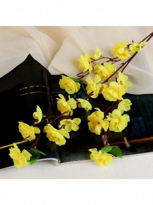 Сакура нежность 65 см цвет желтый цветок искусственный