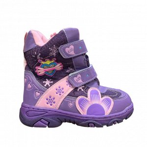 Ботинки фиолетовые