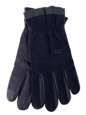 Утепленные мужские перчатки, цвет серый
