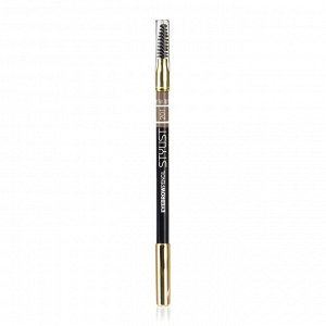 Карандаш д/бровей TF со щеточкой Eyebrow Pencil Stylist, тон 201 пепельный блонд/ ash blonde, Триумф, Triumph EXPS