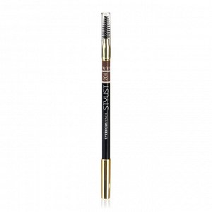 Triumph cosmetics Карандаш д/бровей TF со щеточкой Eyebrow Pencil Stylist, тон 204 серо кориченвый/taupe, Триумф, Triumph