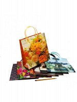 Сумка пластик мягкий 01 S Medium МИКС 23 х 26 х 10 см в ассортименте