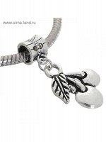 Подвеска с кулоном Вишенки 3 см × 1,5 см × 0,7 см