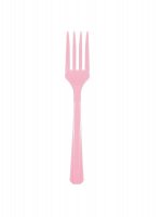 Вилка пластмассовая New Pink 20 шт