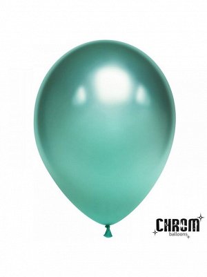 12"/30 см Хром зеленый 50 шт Chrom ballons