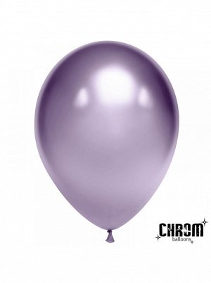 5"/13 см хром сиреневый 50 шт Chrom ballons