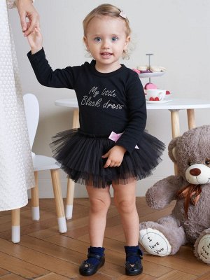 Боди "My little black dress" с черной юбочкой