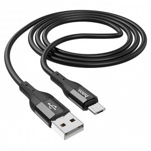 USB Кабель Hoco Creator MicroUSB 2.4A, 1 м