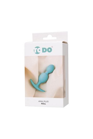 Анальная втулка ToDo by Toyfa Roll, силикон, мятная, 9,2 см,  2,7 см