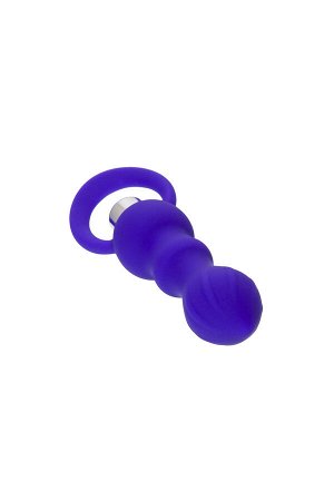 Анальная втулка ToDo by Toyfa Curvy, силикон, фиолетовый, 14 см, ? 3,2 см
