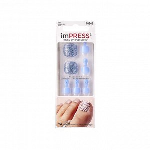 Твердый лак Kiss Impress Toe Nails BIPT014C «Дымчатый топаз»