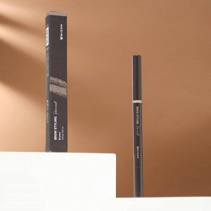 Автоматический карандаш для бровей с щеточкой "MIZON" BROW STYLING PENCIL коричневый, 0,35 г