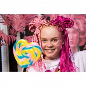 SIM-BRAIDS Афрокосы, 60 см, 18 прядей (CE), цвет малиновый(#PINK)