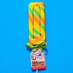 Леденец-эскимо «Заябенного года», вкус: яблоко, 30 г.