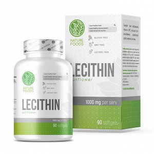 Лецитин Nature Foods Sunflower Lecithin - 90 капсул